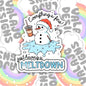 Just Having A Meltdown, Funny Waterproof Sticker, Mental Health Water Bottle Sticker, Kindle Sticker, Laptop Sticker
