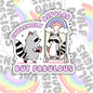 Extremely Bipolar, But Fabulous, Funny Waterproof Sticker, Sarcastic Water Bottle Sticker, Kindle Sticker, Laptop Sticker