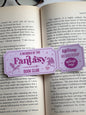Fantasy Book Club, Handmade Bookmark for Books And Journals