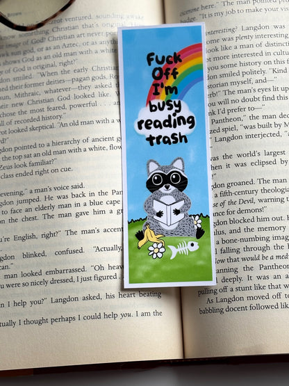 Fuck Off, I'm Reading, Cute & Funny Handmade Bookmark for Books And Journals