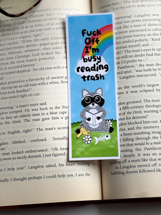 Fuck Off, I'm Reading, Cute & Funny Handmade Bookmark for Books And Journals