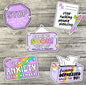 Depressed Since The 90's Sticker Pack, Funny Sarcastic Waterproof Stickers, Water Bottle Sticker, Kindle Sticker, Laptop Sticker