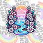 Grow With The Flow, Waterproof Sticker, Mental Health Water Bottle Sticker, Kindle Sticker, Laptop Sticker