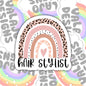 Hair Stylist, Waterproof Sticker