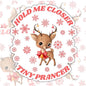 Hold Me Closer Tiny Prancer, Funny Waterproof Sticker, Water Bottle Sticker, Kindle Sticker, Laptop Sticker