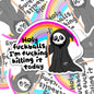 Holy Fuckballs I Am Killing It, Funny Waterproof Sticker, Mental Health Water Bottle Sticker, Kindle Sticker, Laptop Sticker