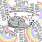I Can't Live Laugh Love, Waterproof Sticker, Water Bottle Sticker, Kindle Sticker, Laptop Sticker, Social Justice Stickers, Feminist Stickers