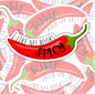 I Like My Books Spicy, Smut Lovers Waterproof Sticker, Water Bottle Sticker, Kindle Sticker, Laptop Sticker