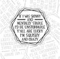 If I Was Skinny, Funny Waterproof Sticker, Sarcastic Water Bottle Sticker, Kindle Sticker, Laptop Sticker