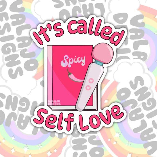 It's Called Self Love, Waterproof Sticker, Water Bottle Sticker, Kindle Sticker, Laptop Sticker, Smut Lover Stickers