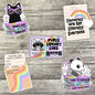 Library Sticker Set, Book-ish Sticker Pack, Waterproof Stickers, Water Bottle Sticker, Kindle Sticker, Laptop Sticker