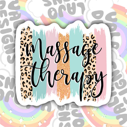 Massage Therapy Sticker, Waterproof Sticker