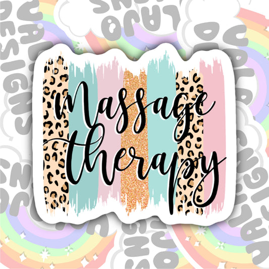 Massage Therapy Sticker, Waterproof Sticker