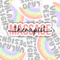 Massage Therapist Sticker, Waterproof Sticker