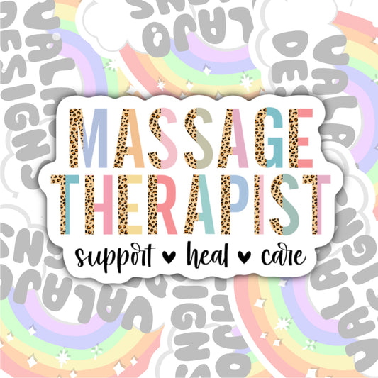 Support Care Heal, Waterproof Sticker, Water Bottle Sticker
