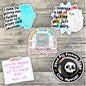 Humorous Sarcastic Sticker Pack, Waterproof Stickers, Water Bottle Sticker, Kindle Sticker, Laptop Sticker