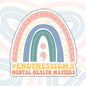 Mental Health Matters, Waterproof Sticker, Water Bottle Sticker, Kindle Sticker, Laptop Sticker