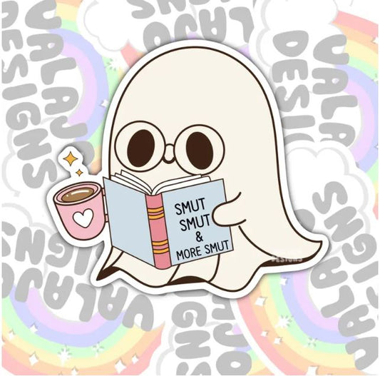 Read More Smut, Waterproof Sticker, Water Bottle Sticker, Kindle Sticker, Laptop Sticker, Smut Lover Stickers