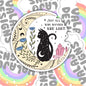 Not All Who Wonder Are Lost, Magic Waterproof Sticker, Water Bottle Sticker, Kindle Sticker, Laptop Sticker