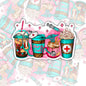 Nurse Fuel, Waterproof Sticker, Water Bottle Sticker