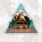 On The Road Again, Waterproof Sticker, Water Bottle Sticker, Kindle Sticker, Laptop Sticker, Lake Life, Life Outdoors, Camping, Traveling Stickers