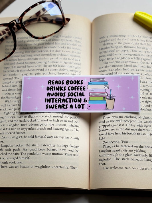 Read Books, Handmade Bookmark for Books And Journals