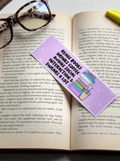 Read Books, Handmade Bookmark for Books And Journals