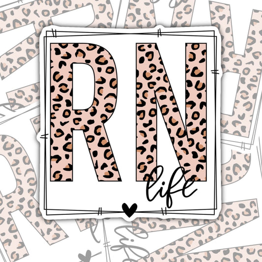 RN Life Sticker, Waterproof Sticker