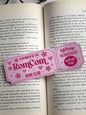 Rom Com Book Club, Handmade Bookmark for Books And Journals