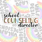 School Counselor Director, Waterproof Sticker