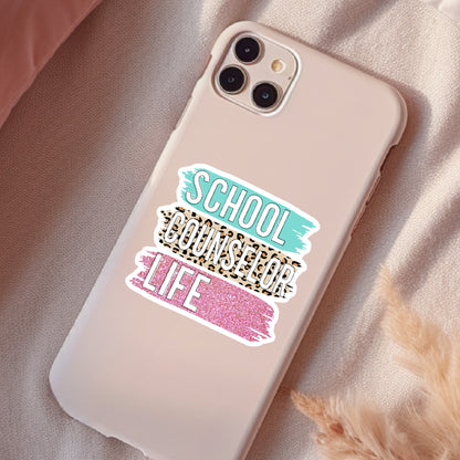 School Counselor Life, Waterproof Sticker