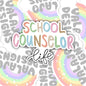 School Counselor Life Sticker, Waterproof Sticker