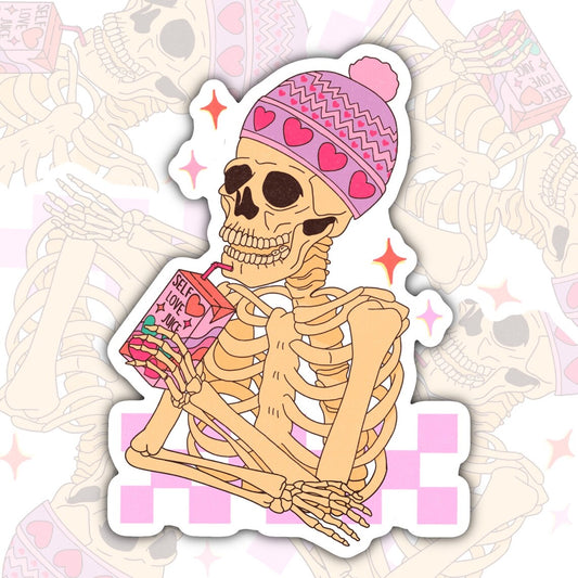 Self Love Juice, Mental Health Waterproof Sticker, Water Bottle Sticker, Kindle Sticker, Laptop Sticker