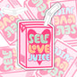 Self Love Juice, Mental Health Waterproof Sticker, Water Bottle Sticker, Kindle Sticker, Laptop Sticker