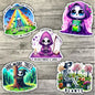 Skeleton Sticker Pack, Waterproof Stickers, Water Bottle Sticker, Kindle Sticker, Laptop Sticker