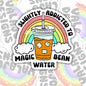 Slightly Addicted To Bean Water, Waterproof Sticker