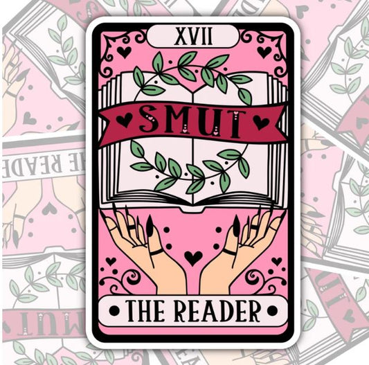 The Smut Reader, Waterproof Sticker, Water Bottle Sticker, Kindle Sticker, Laptop Sticker, Smut Lover Stickers