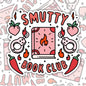 Smutty Book Club, Waterproof Sticker, Water Bottle Sticker, Kindle Sticker, Laptop Sticker, Smut Lover Stickers