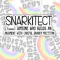 Snarkitect Funny Waterproof Sticker, Offensive Water Bottle Sticker, Sarcastic Kindle Sticker, Laptop Sticker