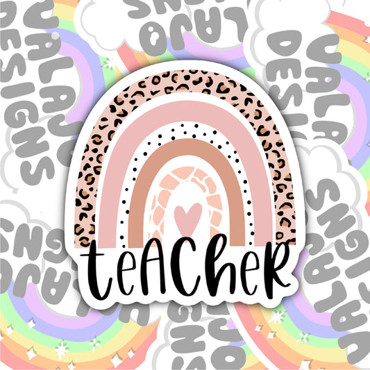 Teacher, Waterproof Sticker, Teacher Life