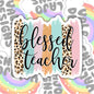 Blessed Teacher Sticker, Waterproof Sticker