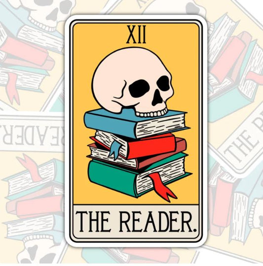 The Reader, Waterproof Sticker, Water Bottle Sticker, Kindle Sticker, Laptop Sticker, Smut Lover Stickers