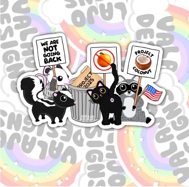 We're Not Going Back, Water Bottle Sticker, Kindle Sticker, Laptop Sticker, Social Justice Stickers, Feminist Stickers, Roe V Wade Stickers