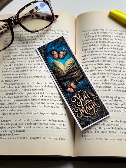 You Are Magic, Handmade Bookmark for Books And Journals