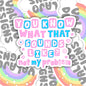Sounds Like Not My Problem, Funny Waterproof Sticker, Sarcastic Water Bottle Sticker, Kindle Sticker, Laptop Sticker