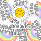 Ray Of Sarcastic Sunshine, Funny Waterproof Sticker, Sarcastic Water Bottle Sticker, Kindle Sticker, Laptop Sticker